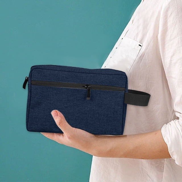 LSLJS Trousse de Toilette de Voyage pour Femmes et Hommes, Sac de Rasage Imperméable pour Voyage, Sacs de Rangement Pliables avec Poignée