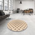 thumbnail image 4 of Ahgly Company Tapis d'Intérieur Lavables en Machine, Carrés Transitionnels Brun Bronze, Carrés de 5', 4 of 7