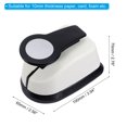 thumbnail image 2 of Unique Bargains 1.5 Inch Circle Punch, Circle Hole Paper Punch Hole Puncher Shape Punches for Crafting, 2 of 6