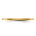 thumbnail image 3 of Diamond2Deal 14k Yellow Gold 1.2mm Half Round Satin Women's Stackable Band Size 9, 3 of 3