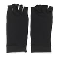 thumbnail image 2 of Compression 2pcs Fingerless Compression Gloves Copper Fibre Soft Highly Elastic Non Slip  Silicone Hand Support Wrist Glove For Carpal Tunnel, 2 of 8