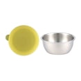 thumbnail image 1 of Stainless Steel Containers with Lids Stainless Steel Silicone Cover Dressing Cup Tomato Dressing Seasoning Container Silicone Cover Stainless Steel Bento Lunch Box, 1 of 4