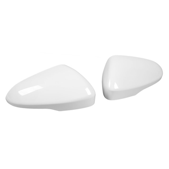 Door Mirror Cover, Impact Proof 2 Pcs Long Service Life Wing Mirror Cover Break Resistant Anti Aging For Car White