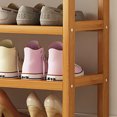 thumbnail image 4 of Shoe Rack Shoe Storage Rack Storage Shoe Shelf Multi Layer Shoe Rack Thicken Bamboo Large Capacity Durable Shoe Storage Rack For Bedroom Dormitory, 4 of 5