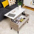 thumbnail image 2 of Costway 31.5"  Lift Top CoffeeTable ModernTable W/ Hidden Compartment&Wood Legs For Home, 2 of 10