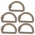 thumbnail image 2 of D Rings Buckle,5Pcs D Rings Zinc Small D Rings Metal D Rings Proven Performance, 2 of 14