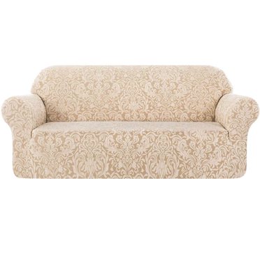 Stretch Sofa Cover Armchair Covers Seater Floral Pattern Jacquard Anti-Slip Couch Slipcover