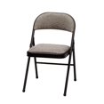 thumbnail image 2 of MECO Sudden Comfort Deluxe Metal Fabric Padded Folding Chair, Gray (4 Pack), 2 of 5