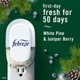 thumbnail image 4 of Febreze Plug In Air Freshener, Odor-Fighting Scented Oil Refill, White Pine & Berry, 4 Refill, 4 of 19