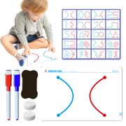 IMENGL Left & Right Brain Development Card For Parent Child Interaction | Brain Training Card Game 20 Brain Training Card Game Hand Brain Coordination Card Motor Skills 20ml Activities for Toddlers