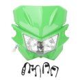 thumbnail image 2 of Motorbike DRL Headlight, Adjustable DC12V Motorcycle Front Headlight Simple Installation Reliable Safe Driving LED  For Dirt Bike MX Motocross Enduro Motorcycle Black,White,Green, 2 of 8