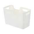 thumbnail image 2 of cpengpj White Plastic Storage Bins with Handles, Multi-Purpose Organizer for Kitchen, Pantry, Bathroom and Office, Modular Design and Open Top Access, 2 of 8