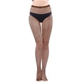 thumbnail image 1 of Penkiiy Bas Résille pour Femmes Chaussettes de Mode pour Femmes Couleur Chaussettes Perforées à la Mode Chaussettes en Filet de Pêche Super Élastiques Chaussettes à Bout Fermé en Maille Collants Café, 1 of 2