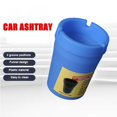 thumbnail image 2 of Portable Car Ashtray with Funnel Lid - Detachable Automotive Cigarette Receptacle Container - Plastic Cup Vehicle Organizer, 2 of 8