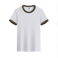 thumbnail image 4 of WEIYLL T-Shirts pour Garçons Patchwork Coloré Manches Courtes Col Rond Vêtements pour Enfants de 6-7 Ans, 4 of 9