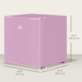 thumbnail image 3 of HOMCOM 1.1 Cubic Feet Compact Mini Freezer with Adjustable Temperature, 3 of 10