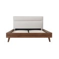 thumbnail image 4 of Topline Home Furnishings Queen Platform Bed with Upholstered Headboard, 4 of 8