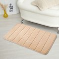 thumbnail image 4 of Bovemsi Clearance Memory Foam Bath Mat Bathroom Rugs Toilet Soft Non Slip Mat Bathroom Bedroom Floor Shower Rug Decor Comfortable Water Absorbent Machine Washable Easier To Dry Floor Rug Mats, 4 of 4