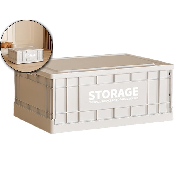Dvruxg Storage Bins with Lids, Totes for Storage Stackable Collapsible Storage Bins for Garage, Camping, Outdoor, and Organization with Wheels and Totes
