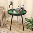 thumbnail image 2 of Costway Table d'Appoint Ronde de 20 Pouces Table Basse Moderne Mi‐siècle avec Décoration de Coquillages, 2 of 10