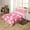 Pink, variant on Erosebridal Kawaii Love Heart Comforter Cover Queen, Purple Bedding Queen Size, Cartoon Decor, Reversible 3 Pieces
