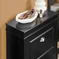 thumbnail image 4 of SoBuy FSR78-SCH,2 Drawers Shoe Cabinet Shoe Rack Shoe Storage Cupboard Organizer Unit,Black, 4 of 5