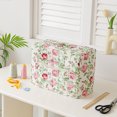 thumbnail image 3 of Liyamei Sewing Machine Cover Floral Quilted Sewing Machine Cover With Pocket Craft Room Sewings Organizer Sewing Machine Storage Cover With Protective Layer And Built In Compartments, 3 of 3