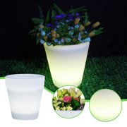 Cagogo Solar Garden Lights, Solar Flower Pot Lights for Plants, Solar Powered Outdoor Decorative Lights, Waterproof Solar Lanterns for Garden Backyard Patio Decor, Plastic Solar Light