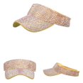 thumbnail image 2 of GDREDA Baseball Cap Fashion Women Leopard Print Sun Baseball Visor Cap Yellow,One Size, 2 of 4