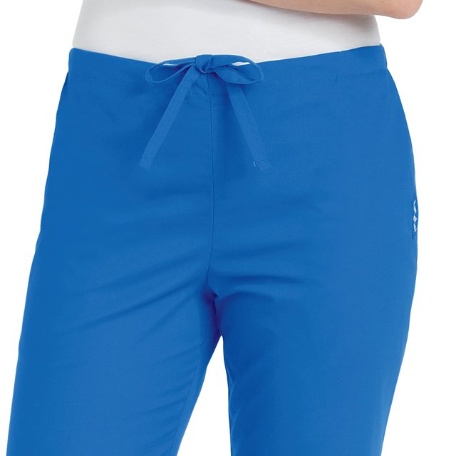 Landau Essentials Pantalon d'Uniforme à Jambe Évasée pour Femmes : Coupe Classique et Décontractée, Cordon de Serrage/ Taille Élastique 8335