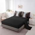 thumbnail image 3 of YST Brown and Grey Gradient Bed in a Bag, Modern Abstract Aesthetic Comforter Set, Geometry Lines, Twin Size (7 Count), 3 of 4