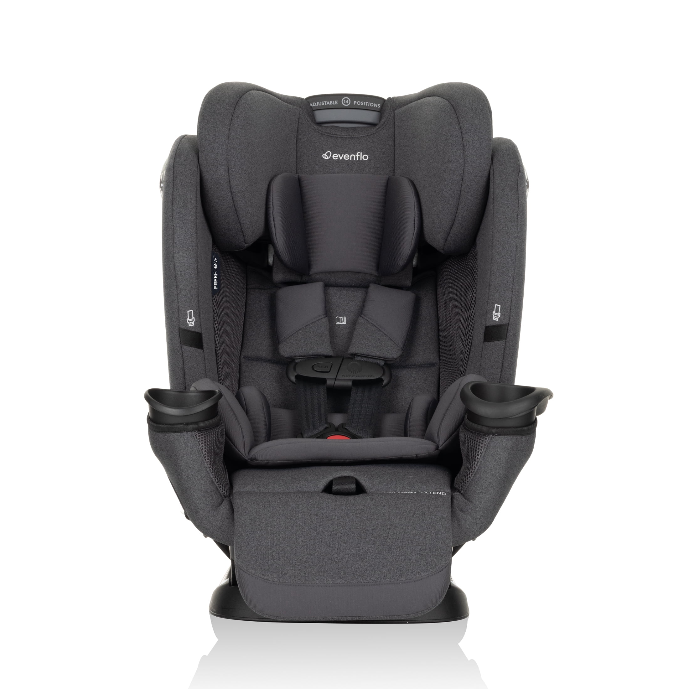 Evenflo Symphony Extend Breeze All-in-One Convertible Car Seat, 1.8-45 ...