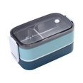 thumbnail image 3 of Contenants de Rangement en Acier Inoxydable avec Couvercles Boîte à Lunch en Acier Inoxydable Boîte à Lunch Isotherme pour Étudiants Boîte à Lunch de Travail à Double Couche Portable Grande Capacité Boîte à Lunch à Plusieurs Couches, 3 of 9