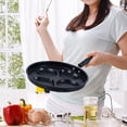 thumbnail image 3 of Jubipavy Pot And Pan Cookware Non-stick Pan Household Small Pancake Pan Four-hole Frying Pan For Hamburger, 3 of 6
