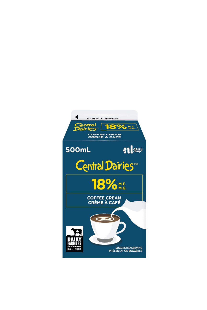 Central Dairies 18% Crème à Café