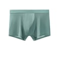 thumbnail image 1 of Posijego Men's Seamless Boxer Briefs Short Leg Underwear Mens Soft Breathable Stretch Underpants Solid Color, 1 of 2