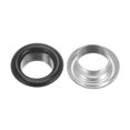 thumbnail image 4 of Unique Bargains 100PCS Grommets Eyelets 3/10 Inch (8mm) ID Hole Metal Self Backing Eyelet with Washers for Leather Matt Black, 4 of 7