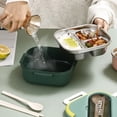 thumbnail image 3 of Lunch Isolé en Acier Inoxydable au Design Élégant et Portable pour une Rétention de Chaleur Efficace et une Utilisation Quotidienne, 3 of 6