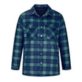 thumbnail image 4 of Dvkptbk Men's Printed Plaid Jacket Casual Color Jacket Buttons Jacket Long Sleeve Jacket With Pocket, 4 of 6