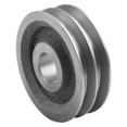 thumbnail image 3 of V-Belt pulley A Type Double Slot Pulley Motor Cast Iron Dia Power Tool Accessory, 3 of 10