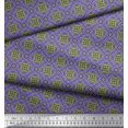 thumbnail image 2 of Soimoi Cotton Cambric Fabric Geometric & Mandala Kaleidoscope Print Fabric by The Yard 56 Inch Wide, 2 of 3