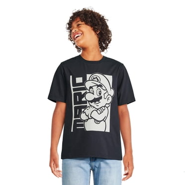T-shirt à manches courtes Super Mario pour garçons