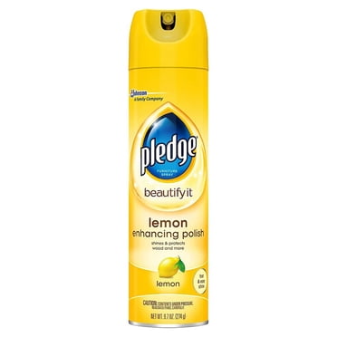 Pledge® Furniture Spray With Lemon Scent, 14.2 Oz, 6 Cans/Case