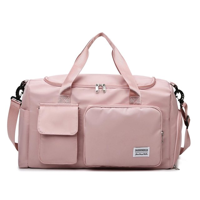 LSLJS Fashion Dry Wet Separation Large Capacity Portable Travel Bag Satchel Luggage Bag