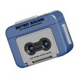 thumbnail image 1 of HLONK Retro Styled Mini Recorders Cassettes Player for Music Playback Recording, 1 of 14