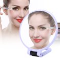 thumbnail image 2 of Handheld Mirror Round Vanity Mirror 5x Magnifying Makeup Mirror Doublesided Cosmmetic Mirror Double Sided Mirror Cosmmetic Mirror For Hotel For Travel For Home, 2 of 7