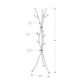 thumbnail image 4 of Monarch Specialties Coat Rack, Hall Tree, Free Standing, 11 Hooks, Entryway, 74"h, Bedroom, Metal, Grey, Contemporary, Modern, 4 of 4