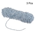 thumbnail image 3 of Unique Bargains Fil Chenille en Polyester Gris Pâle, 3 Écheveaux, 3 of 7