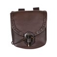 thumbnail image 4 of serony Medieval Belt Pouch Durable Fanny Pack Purse Costume Accessories Brown, 4 of 9