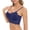 Blue, variant on Pisexur Lace Bralettes for Women Bralette Padded Lace Bandeau Bra